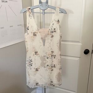 New Friends Colony- Floral Midi Dress - Cream